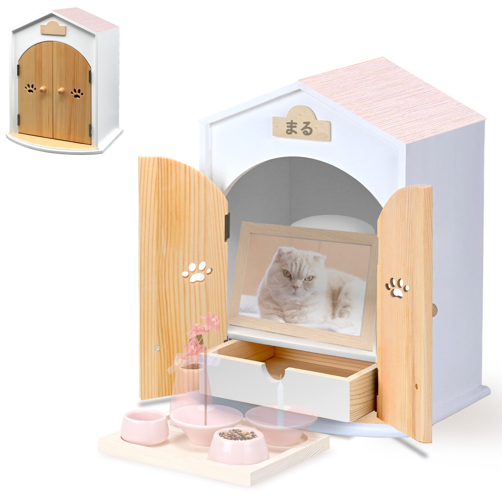 Amazon | ペット 仏壇 セット ペット仏壇 仏具 祭壇 ペット用